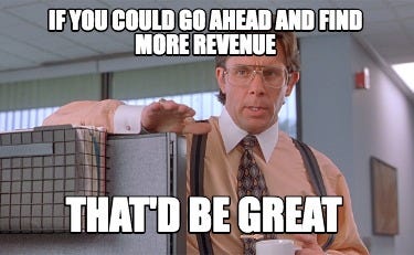 I grew my clients revenue by 55%.