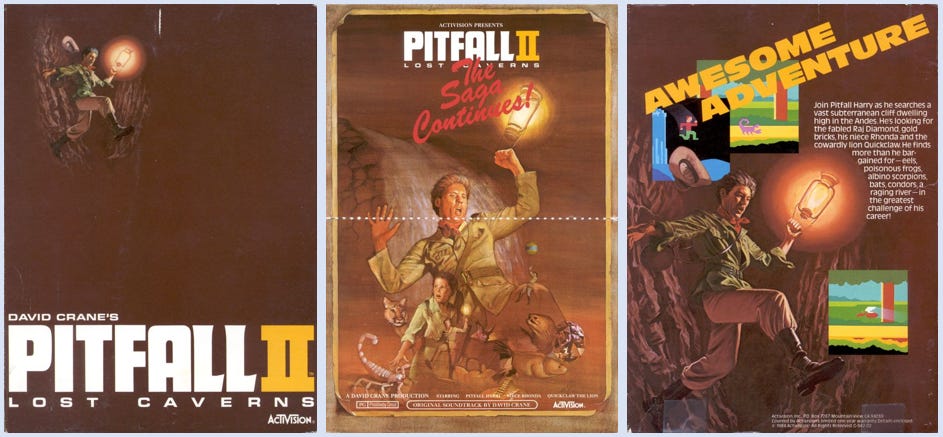 The Classic Arcade and Console Era (1972-1989) - Pitfall II: Lost