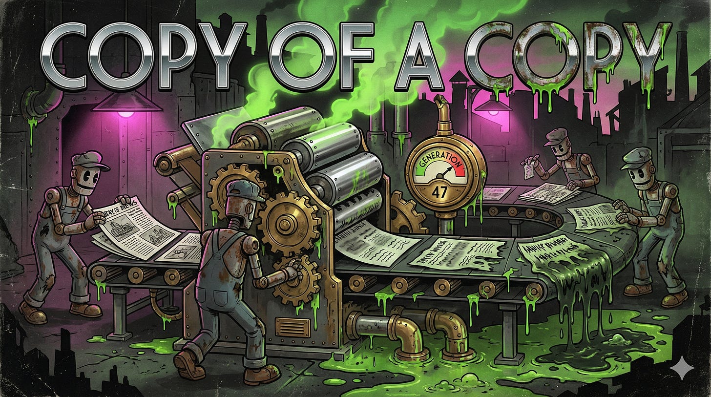 An Urgent Warning: The AI feedback loop is breaking our sense of reality. Good Bye Internet! An Urgent Warning: The AI feedback loop is breaking our sense of reality. Good Bye Internet!