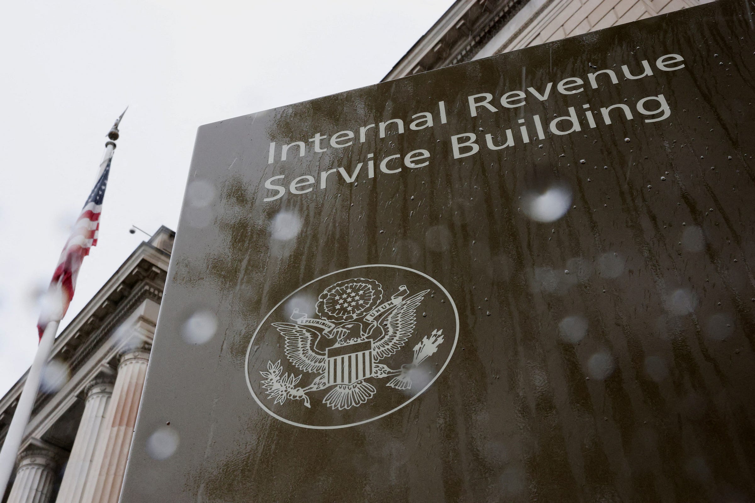 A view of the Internal Revenue Service (IRS) building in Washington A view of the Internal Revenue Service (IRS) building in Washington
