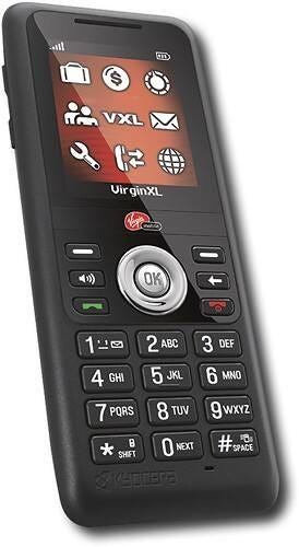 Best Buy: Virgin Mobile Kyocera Jax No-Contract Mobile Phone Black ...