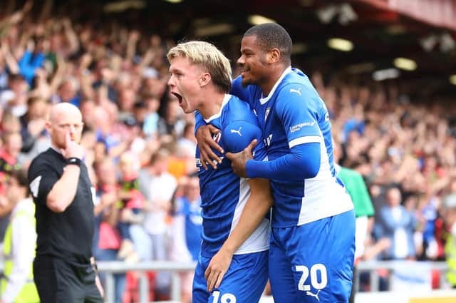 Five-star performance from Chesterfield at Crewe to secure first win on  return to League Two