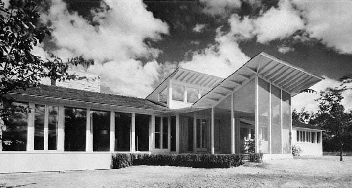 George Fred Keck (Keck and Keck Architects), Sloan House, Glenview, Illinois, 1939