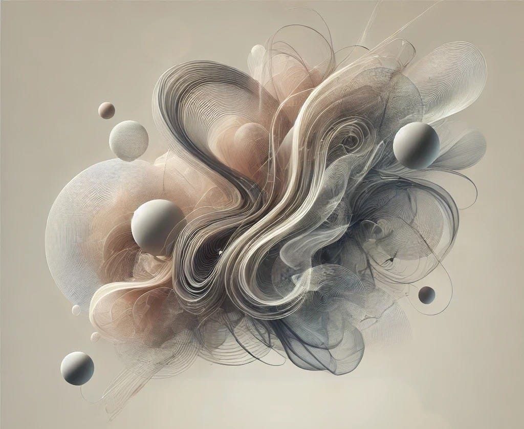 An abstract image illustrating the concept of designing future systems in UX. The image features interconnected, fluid shapes and organic forms with soft layers, symbolizing connectivity and adaptability. The color palette is modern and neutral. An abstract image illustrating the concept of designing future systems in UX. The image features interconnected, fluid shapes and organic forms with soft layers, symbolizing connectivity and adaptability. The color palette is modern and neutral.