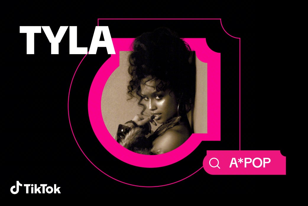 TikTok celebrates Tyla's highly anticipated new album A*POP with exclusive  in-app experience - Newsroom | TikTok