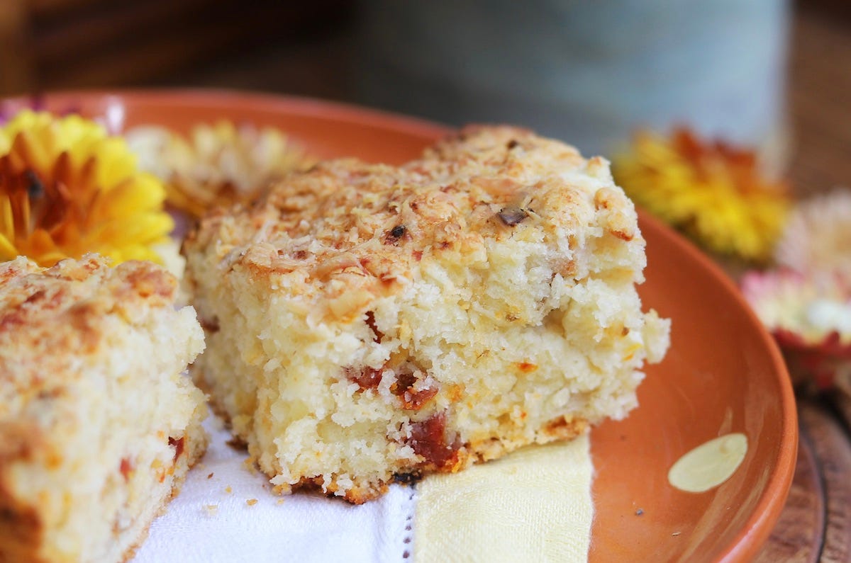 Sundried Tomato-Feta Pan Biscuits by Abby Dodge for Cook the Vineyard