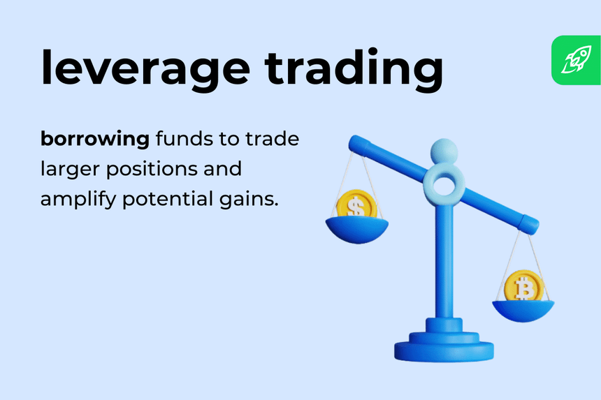 simple visual explanation of crypto leverage trading