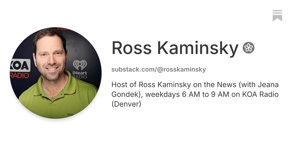 Ross Kaminsky | Substack