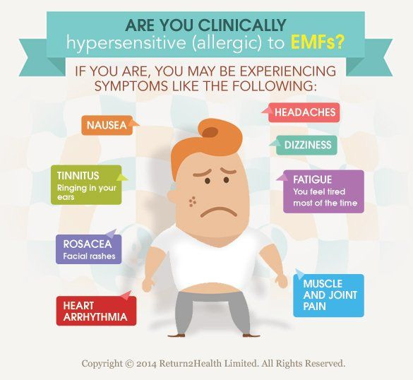 Symptoms of EMF Exposure in 2020 | Emf, Hypersensitivity, Feel tired