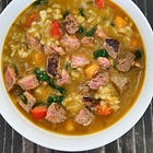 Callaloo (Caribbean Steak & Sweet Potato Stew)