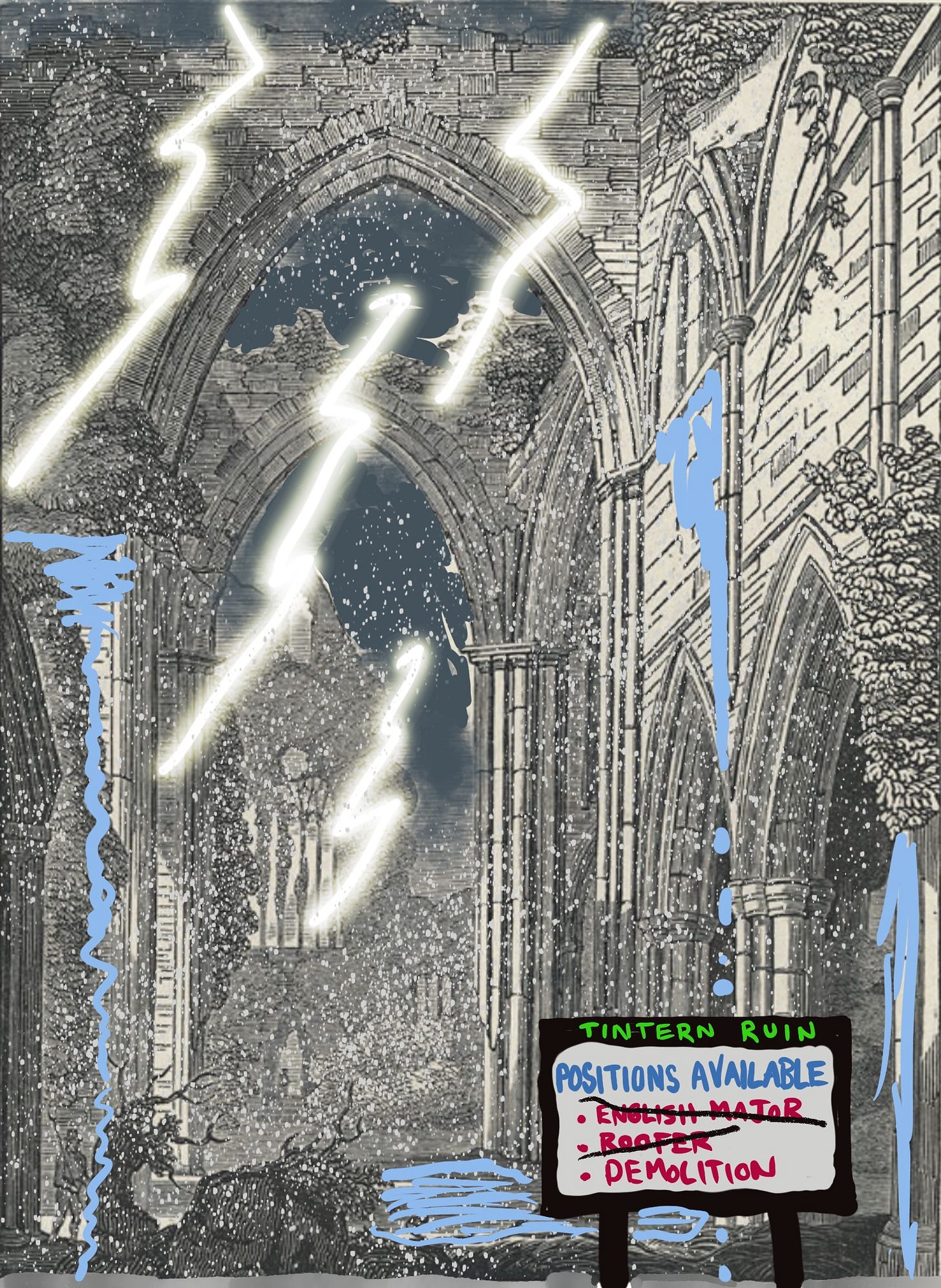 Tintern abbey illustration