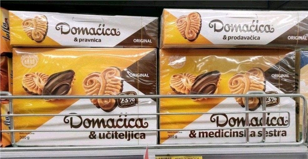 Le confezioni col nuovo pack