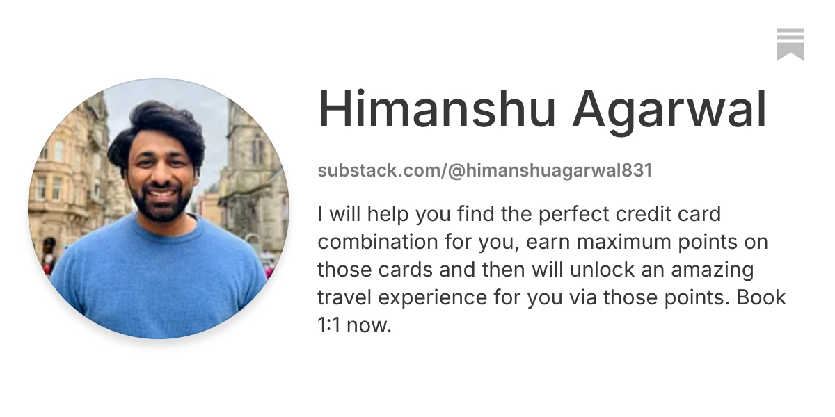 Himanshu Agarwal | Substack
