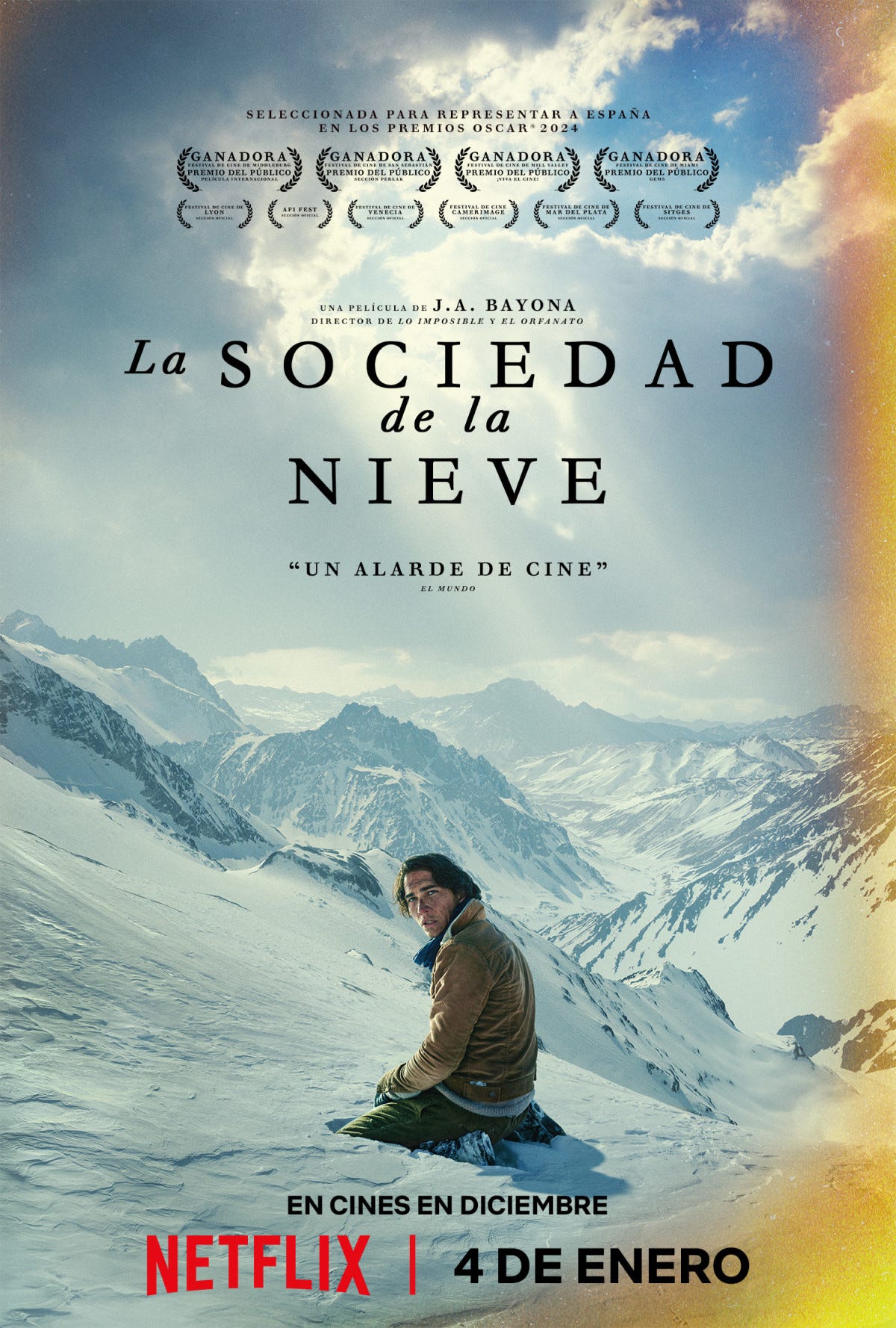 Netflix presenta el tráiler final de «La sociedad de la nieve», de J. A.  Bayona - About Netflix