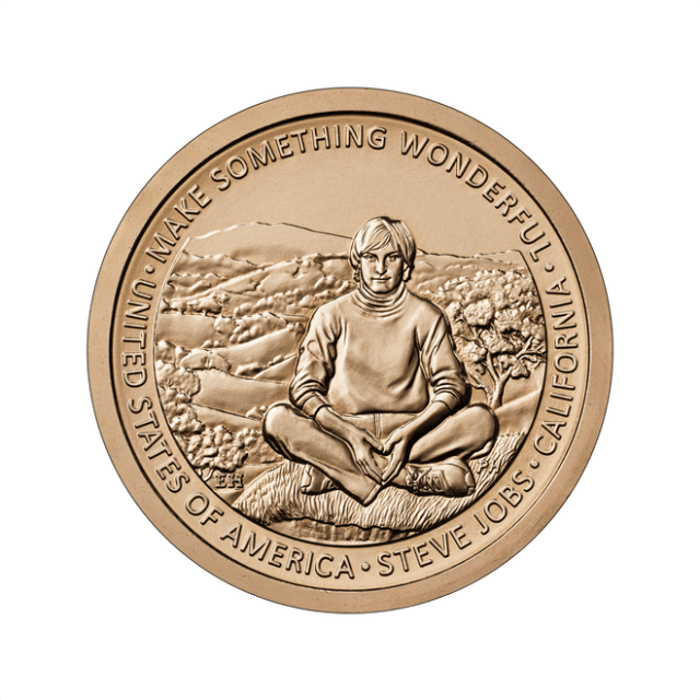 United States Mint's 2026 American Innovation $1 Steve Jobs coin United States Mint's 2026 American Innovation $1 Steve Jobs coin