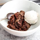 Double Chocolate Skillet Spoon Cake (Grain-Free, Vegan Option) + Emotional Nourishment