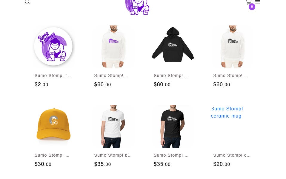 Store - by Tim Bissell - Sumo Stomp!