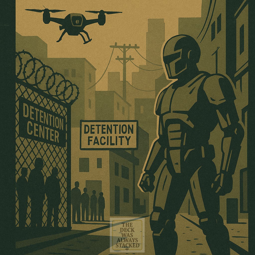 The city glows like a microchip under glass. Streets shimmer like circuitry wrapped in gold foil — beauty without depth, perfection without meaning.