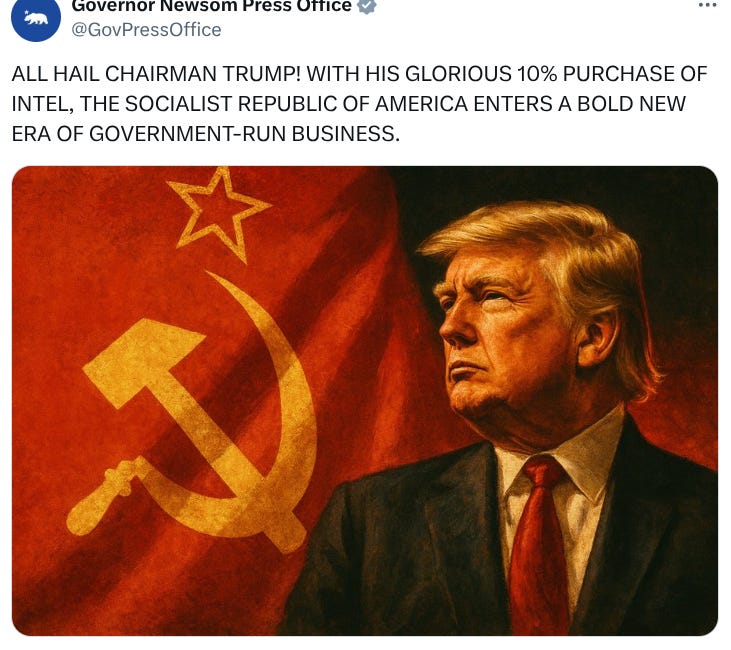 We’re All Socialists — But Only Trump Acts Like a Communist