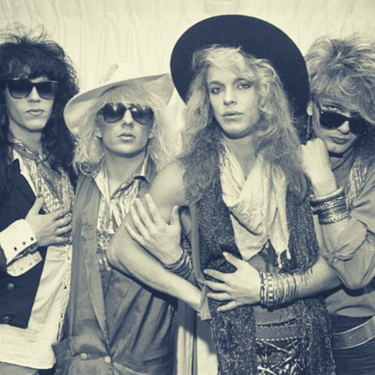 Picture of the band ‘Poison’ from the 80s Picture of the band ‘Poison’ from the 80s