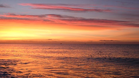 Seascapes - half sky, half sea.