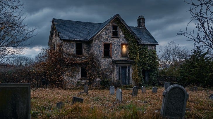 Free Abandoned house twilight Image | Download at StockCake