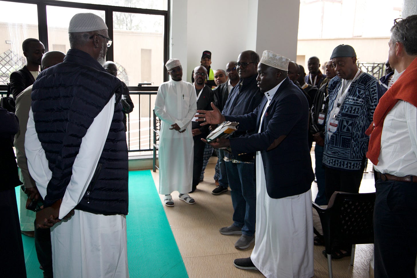 SCCAI interfaith dialogue coordinators visiting Adams Masjid, Nairobi