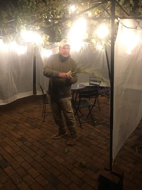 Images of people in sukkot