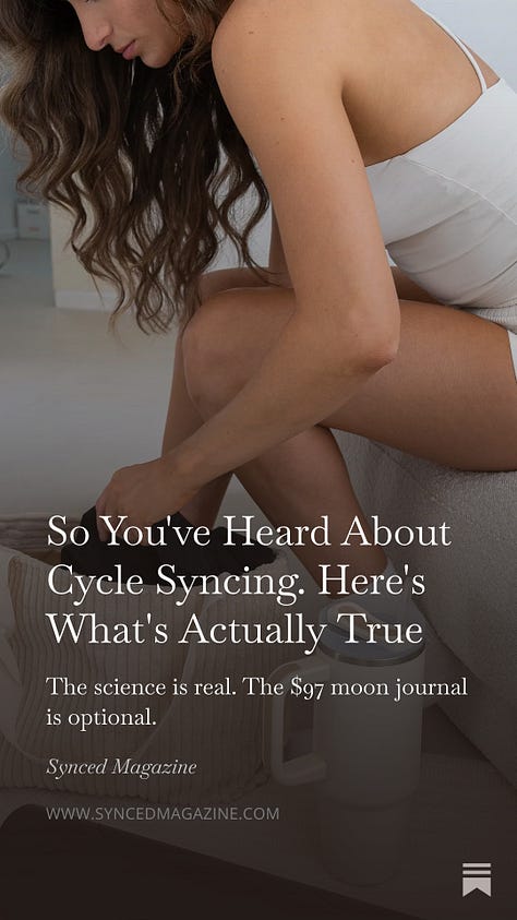 cycle syncing