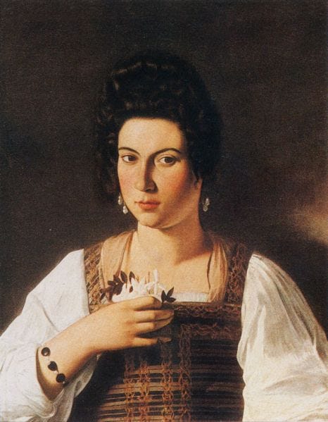Caravaggio Portrait of Fillide Melandroni Caravaggio Portrait of Fillide Melandroni
