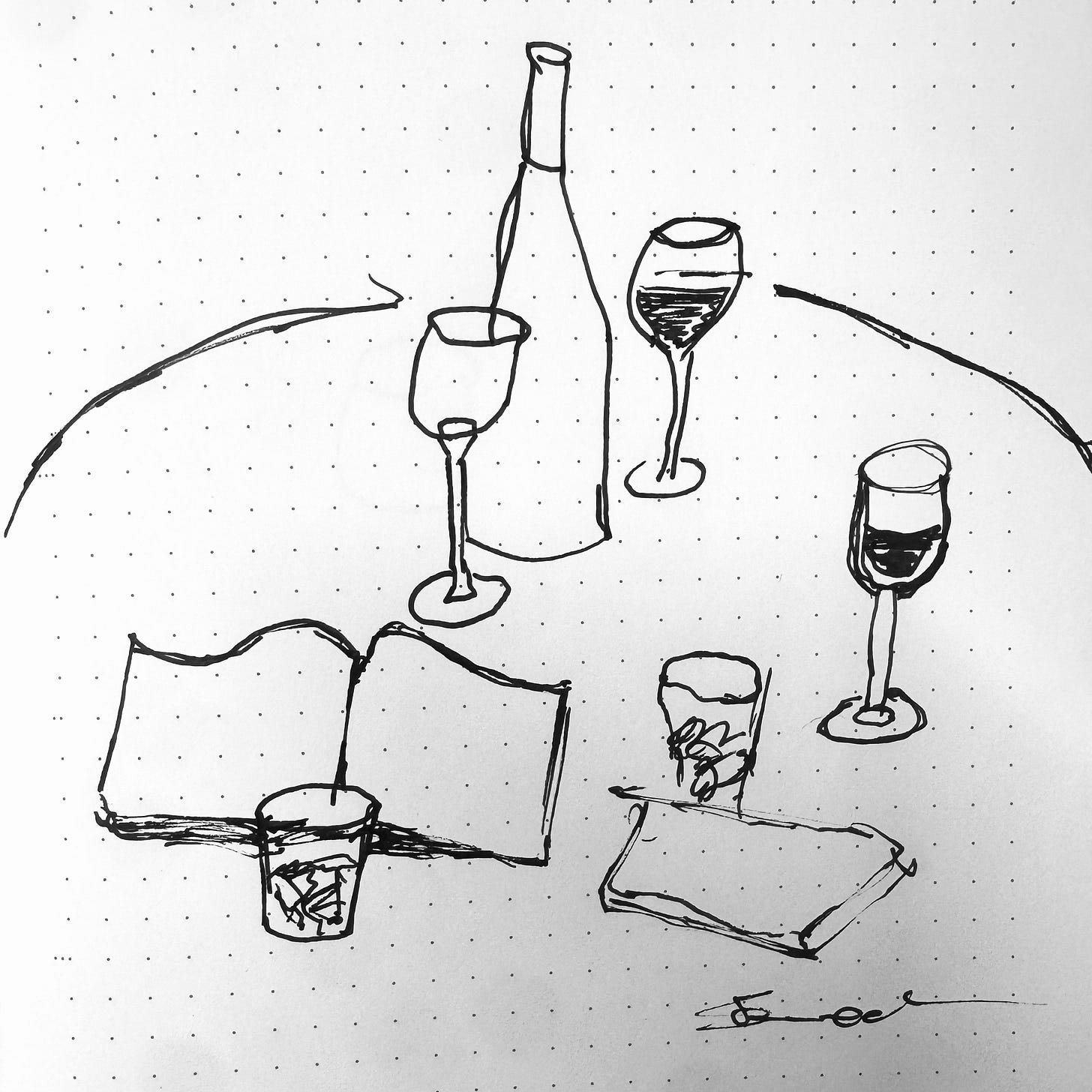 I like drawing random inanimate objects.