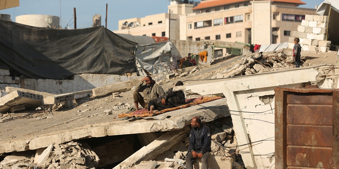 In Northern Gaza, Buildings Weakened by Airstrikes Are Collapsing on Families Seeking Shelter from Cold and Rain