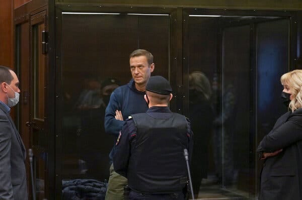 Image result for navalny court hearing