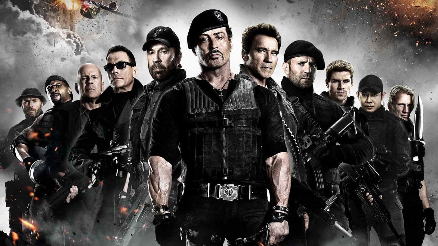 I Mercenari è più del solito action movie