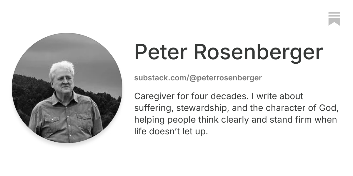 Peter Rosenberger | Substack