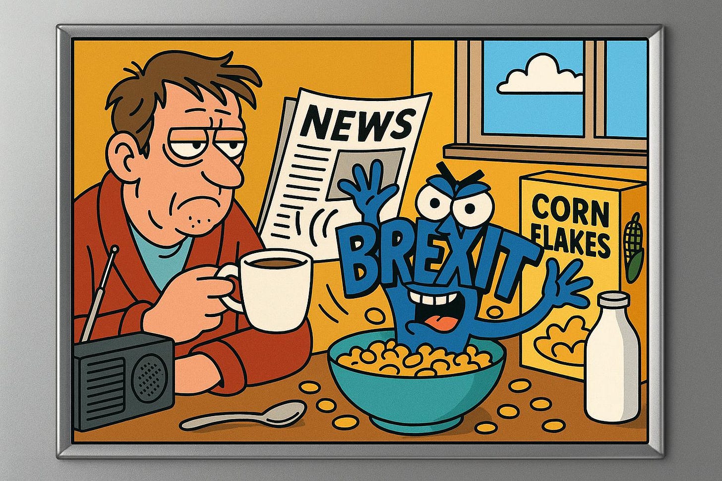 Brexit at Breakfast – Editorial Cartoon Brexit at Breakfast – Editorial Cartoon