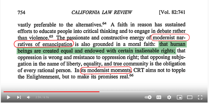 Text PolitiFact cites in favor of critical race theory Text PolitiFact cites in favor of critical race theory
