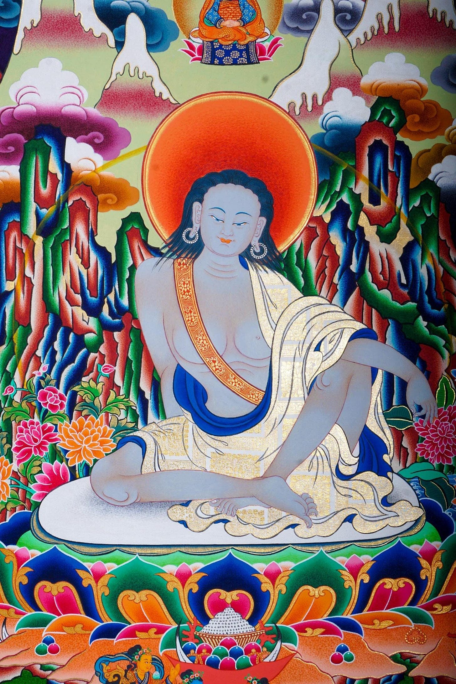 Milarepa Thangka Painting