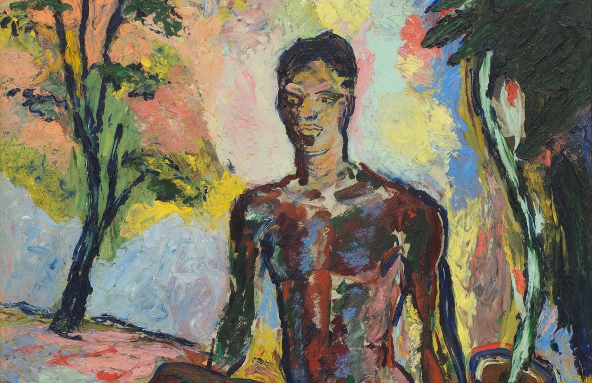 Beauford Delaney's  Dark Rapture (James Baldwin), 1941 Courtesy of Michael Rosenfeld Gallery, LLC