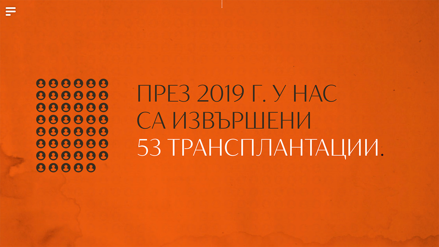 През 2019г. у нас са извършени 53 трансплантации.