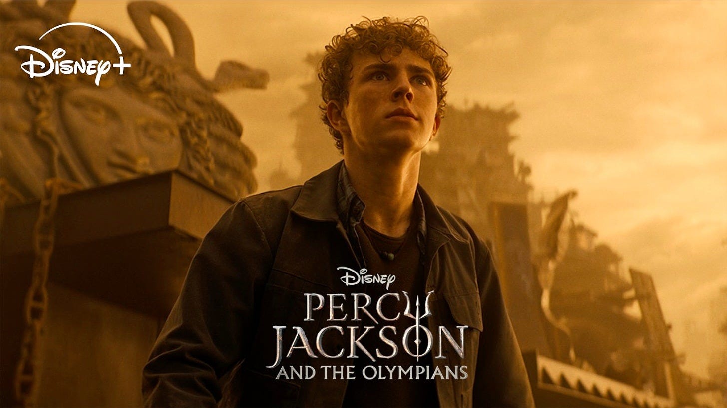 Walker Scobell in the Percy Jackson and the Olympians Season 3 teaser. Image: Disney+ Walker Scobell in the Percy Jackson and the Olympians Season 3 teaser. Image: Disney+