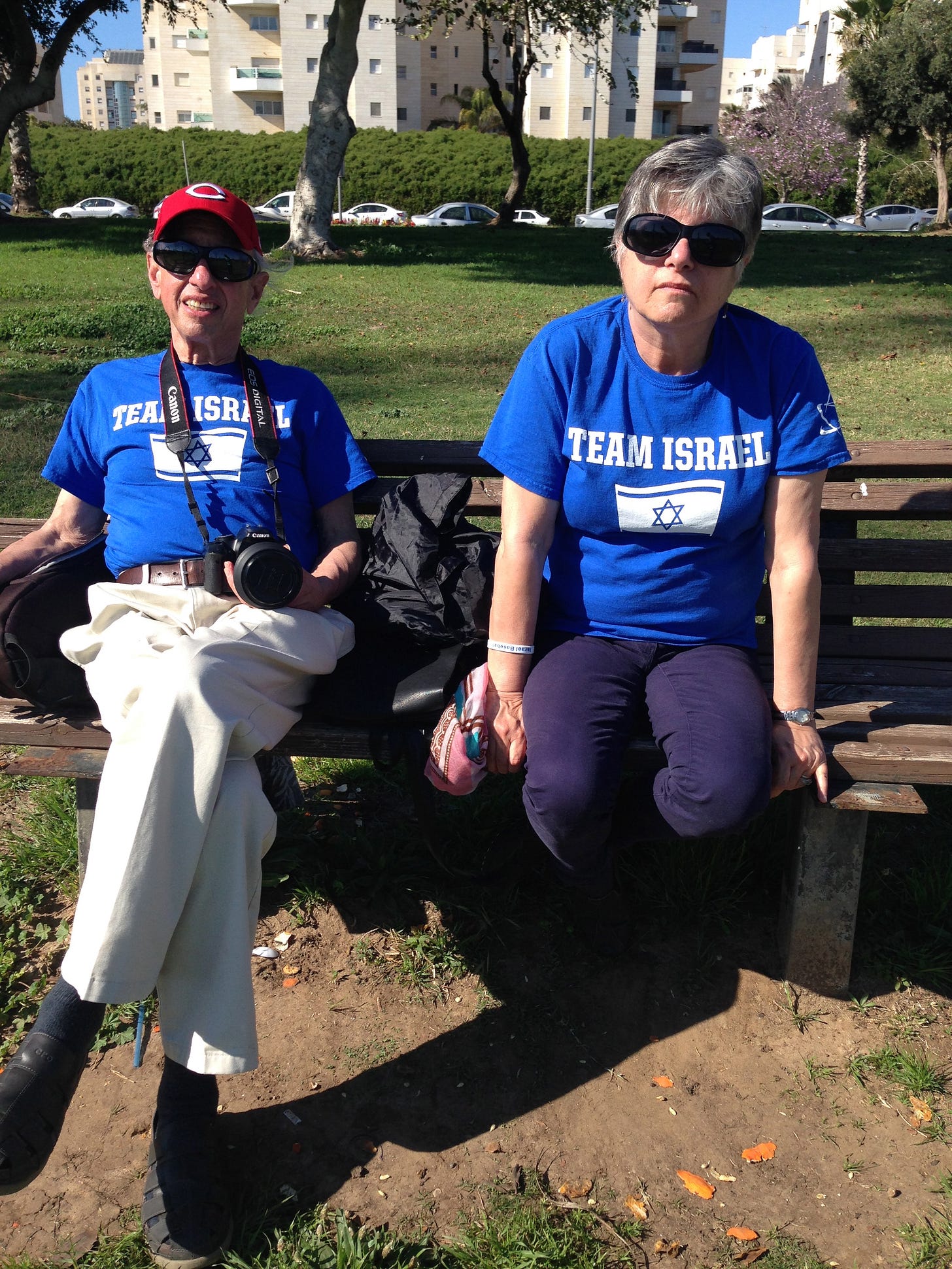 FIsh Family.  Representing Team Israel for life.