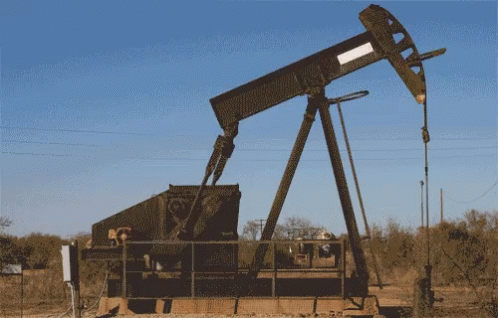 Oil pump jack pumping Oil pump jack pumping