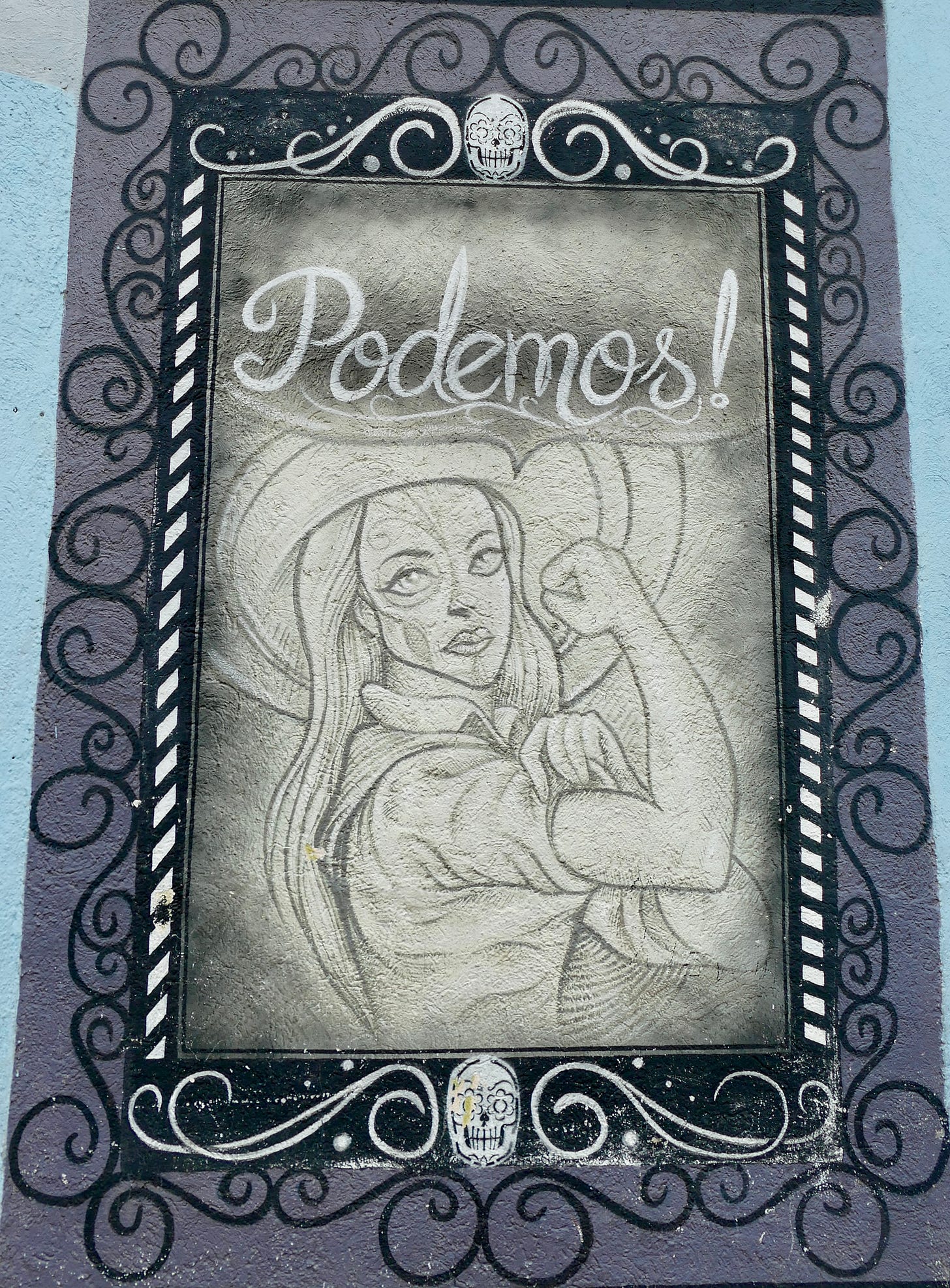 Mural in Cherán: We can!