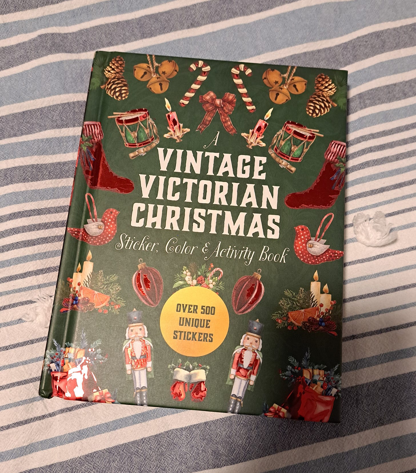 Book: A Vintage Victorian Christmas Sticker, Color, & Activity Book