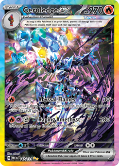 Ceruledge ex — Prismatic Evolutions, 147/131