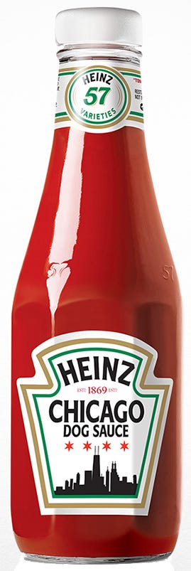 The Digital Research Library of Illinois History Journal™ : "Chicago Dog  Sauce," a new condiment, was introduced by the Kraft Heinz Company in 2017.