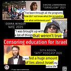 Censoring education for Israel