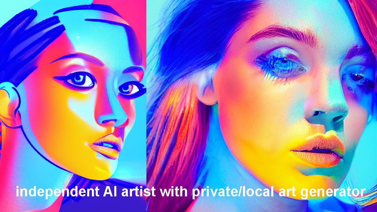 Create your own unique works of AI art in private. The whole process just takes a few minutes if you stick to the three simple procedures given. This may be used on a PC and accessed remotely using a mobile device. There are no bounds, and you are free to go anywhere you choose. The most comprehensive and user-friendly AI art generating tool available at this time. Also contains the biggest open-source AI art code library.