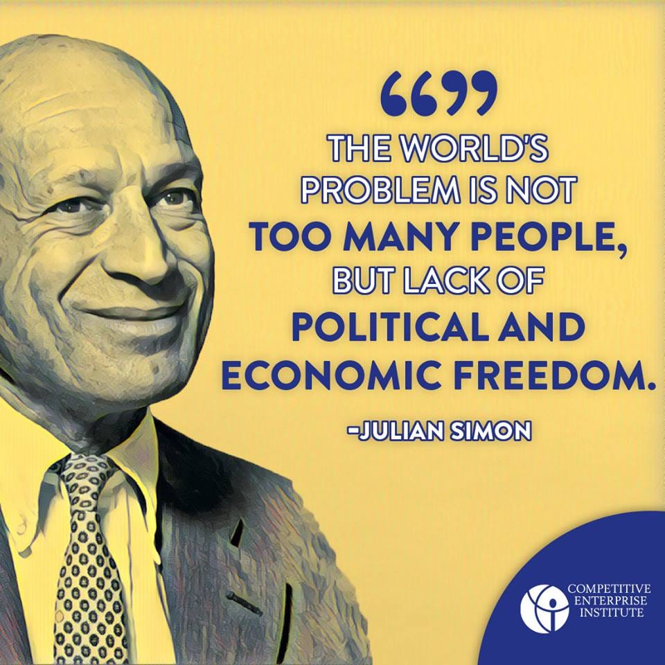 Julian L. Simon Award Winners - Competitive Enterprise Institute